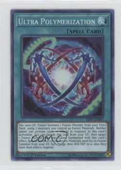 Ultra Polymerization 1st Ed. YuGiOh Hidden Summoners #HISU-EN043 - Image 1