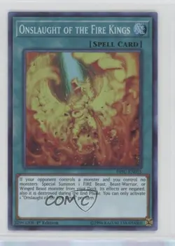 Onslaught of the Fire Kings 1st Ed. YuGiOh Hidden Summoners #HISU-EN055 - Image 1