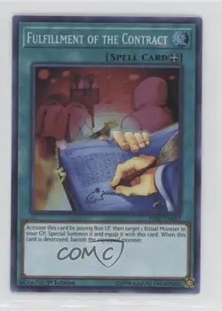 Fulfillment of the Contract 1st Ed. YuGiOh Hidden Summoners #HISU-EN052 - Image 1