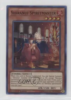 Shiranui Spiritmaster 1st Ed. YuGiOh Hidden Summoners #HISU-EN048 - Image 1
