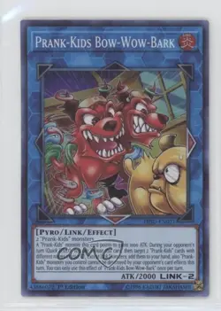 Prank-Kids Bow-Wow-Bark 1st Ed. YuGiOh Hidden Summoners #HISU-EN021 - Image 1
