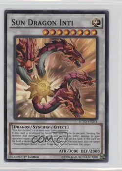 Sun Dragon Inti 1st Ed. YuGiOh Legendary Collection 5Ds Mega-Pack #LC5D-EN241 - Image 1