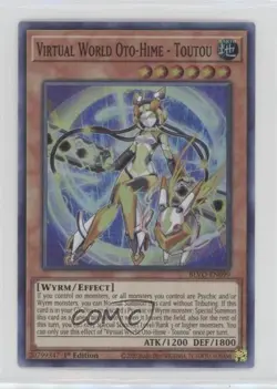 Virtual World Oto-Hime - Toutou 1st Ed. YuGiOh Blazing Vortex #BLVO-EN099 - Image 1