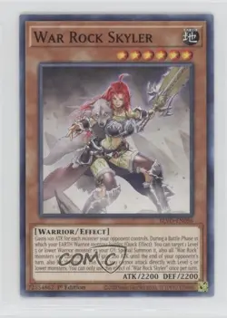 War Rock Skyler 1st Ed. YuGiOh Blazing Vortex #BLVO-EN096 - Image 1