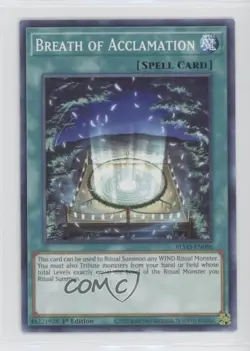 Breath of Acclamation 1st Ed. YuGiOh Blazing Vortex #BLVO-EN086 - Image 1