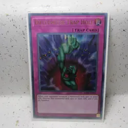 Bottomless Trap Hole BLRR-EN101 1st Edition Ultra Rare Yugioh - Image 1