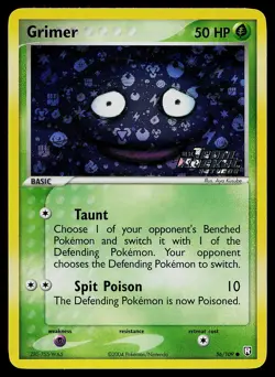 Pokemon Card - Grimer Team Rocket Returns Stamped 56/109 Reverse Holo - Image 1