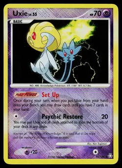 Pokemon Card - Uxie League Promo Legends Awakened 43/146 Reverse Holo - Image 1