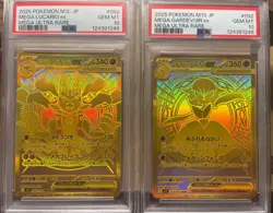 PSA10 Mega Lucario Mega Gardevoir ex MUR Set M1L Mega Brave Pokemon Card - Image 1
