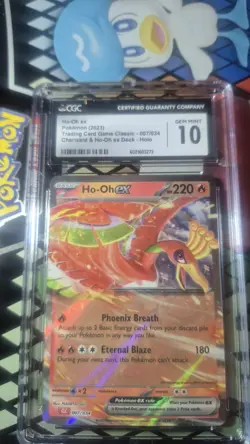 Pokemon TCG Ho-Oh EX Card 007/034 Trading Card CGC GEM MINT 10 - Image 1