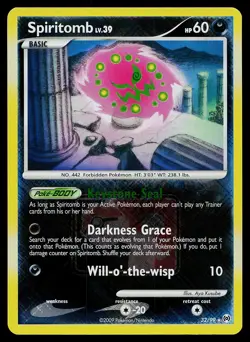 Pokemon Card - Spiritomb Arceus Crosshatch League Promo 32/99 Reverse Holo - Image 1