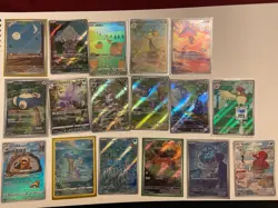 Pokemon TCG 17 Card Lot IR Full Arts , Snorlax Promo Etc - Image 1