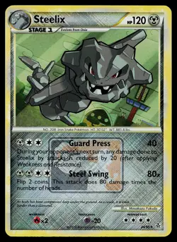 Pokemon Card - Steelix Crosshatch Unleashed League Promo 24/95 Reverse Holo - Image 1