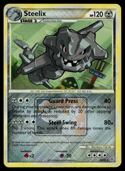 Pokemon Card - Steelix Crosshatch Unleashed League Promo 24/95 Reverse Holo - Image 1