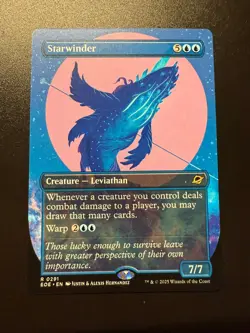 MTG #0291 Starwinder (Borderless) Edge of Eternities Leviathan - Image 1