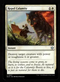4x Repel Calamity-Magic the Gathering-MTG-Bloomburrow-Near Mint-4x - Image 1