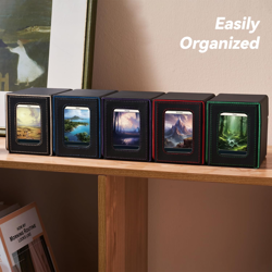 MTG Commander Card Deck Box, Patented Display, Fits 100 Cards, Dice Tray - Image 4