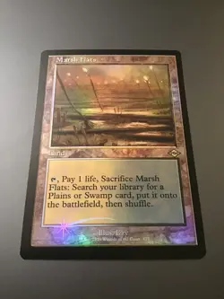MTG Modern Horizons 2 Retro Frame Foil #437 Marsh Flats NM - Image 1