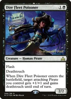 Dire Fleet Poisoner -Foil Light Play MTG Promos: Prerelease Cards - Image 1