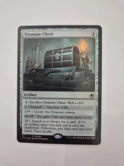 MTG FOIL Treasure Chest [English, Bundle Promo, Excellent] - Image 1