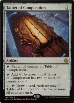 245/271 TABLET OF COMPLEATION RARE PHYREXIA: ALL WILL BE ONE MTG CARD - Image 1
