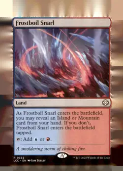 MTG - Commander: The Lost Caverns of Ixalan #332 Frostboil Snarl - Image 1