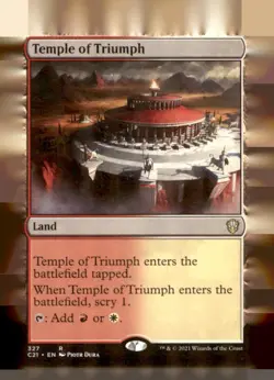 MTG - Core Set 2021 #256 Temple of Triumph - Image 1