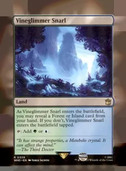 MTG - Universes Beyond: Doctor Who #329 Vineglimmer Snarl - Image 1