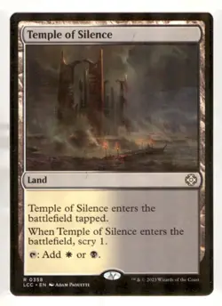 MTG - Commander: The Lost Caverns of Ixalan #358 Temple of Silence - Image 1