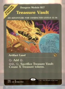 MTG - Adventures in the Forgotten Realms #358 Treasure Vault (Dungeon Module) - Image 1