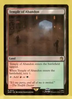 MTG - Universes Beyond: Doctor Who #313 Temple of Abandon - Image 1