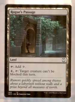 MTG - Commander: Streets of New Capenna #422 Rogue's Passage - Image 1