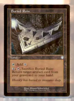 MTG - Commander: The Brothers' War #177 Buried Ruin (Retro Frame) - Image 1