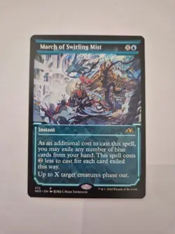 MTG March Of Swirling Mist 372 Showcase Kamigawa: Neon Dynasty M/NM Free UK P&P - Image 1