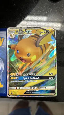 Pokemon TCG Raichu GX SM213 Black Star Promo Holo Ultra Rare Hidden Fates - Image 1