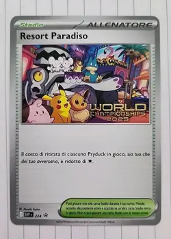 Pokemon World Championship 2025 Italian Paradise Resort SVP 224 Anaheim Promo - Image 1