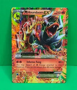 2015 Pokemon Near MINT XY BREAKthrough Mega M Houndoom 22/162 Ultra Rare - Image 2