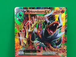 2015 Pokemon Near MINT XY BREAKthrough Mega M Houndoom 22/162 Ultra Rare - Image 4