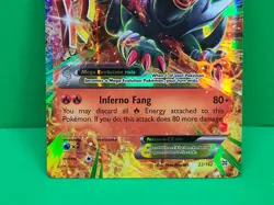 2015 Pokemon Near MINT XY BREAKthrough Mega M Houndoom 22/162 Ultra Rare - Image 5