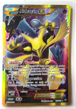 Pokemon TCG - Alakazam EX - 125/124 - XY Fates Collide - LP Secret Rare (2016) - Image 1