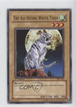 The All-Seeing White Tiger 1st Ed. YuGiOh Pharaoh's Servant #PSV-093 2002 - Image 1