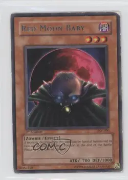 Red-Moon Baby (R) 1st Ed. YuGiOh Pharaoh's Servant #PSV-090 2002 READ - Image 1