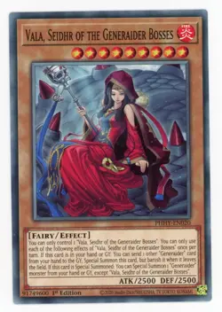 Yugioh Vala, Seidhr Of The Generaider Bosses PHHY-EN020 Common 1s NM x3 Play Set - Image 1