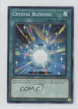 Crystal Blessing 1st Ed. YuGiOh Legendary Duelists: Season 1 #LDS1-EN105 - Image 1