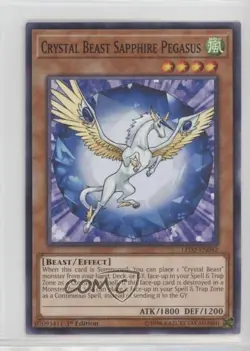 Crystal Beast Sapphire Pegasus 1st Ed. YuGiOh Legendary Duelists: Season 1 - Image 1