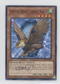 Crystal Beast Cobalt Eagle 1st Ed. YuGiOh Legendary Duelists: Season 1 - Image 1
