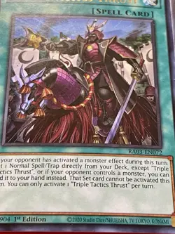 Triple Tactics Thrust + Pot Of Prosperity | Ultra Rares | NM | 1st Ed | YuGiOh! - Image 2