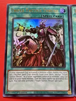 Triple Tactics Thrust + Pot Of Prosperity | Ultra Rares | NM | 1st Ed | YuGiOh! - Image 3