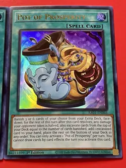 Triple Tactics Thrust + Pot Of Prosperity | Ultra Rares | NM | 1st Ed | YuGiOh! - Image 5