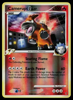 Pokemon Card - Camerupt G Supreme Victors 19/147 Reverse Holo - Image 1